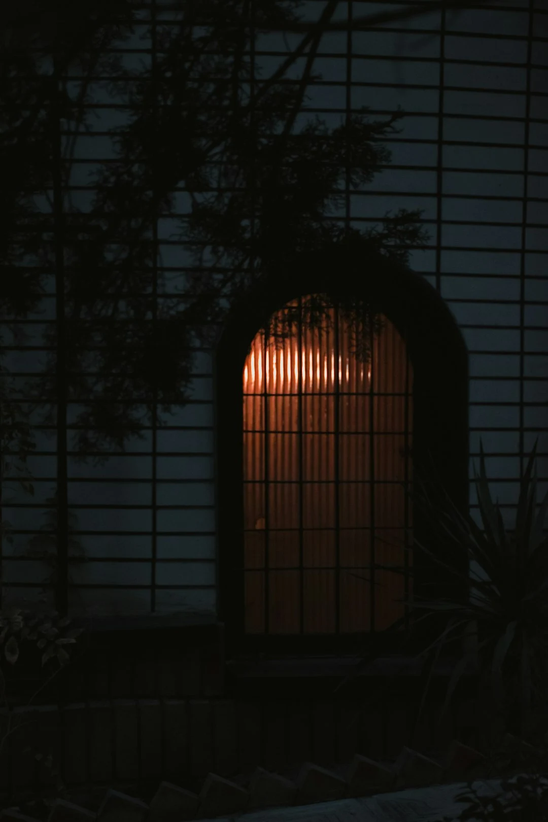 玄関から差し込む朝の光