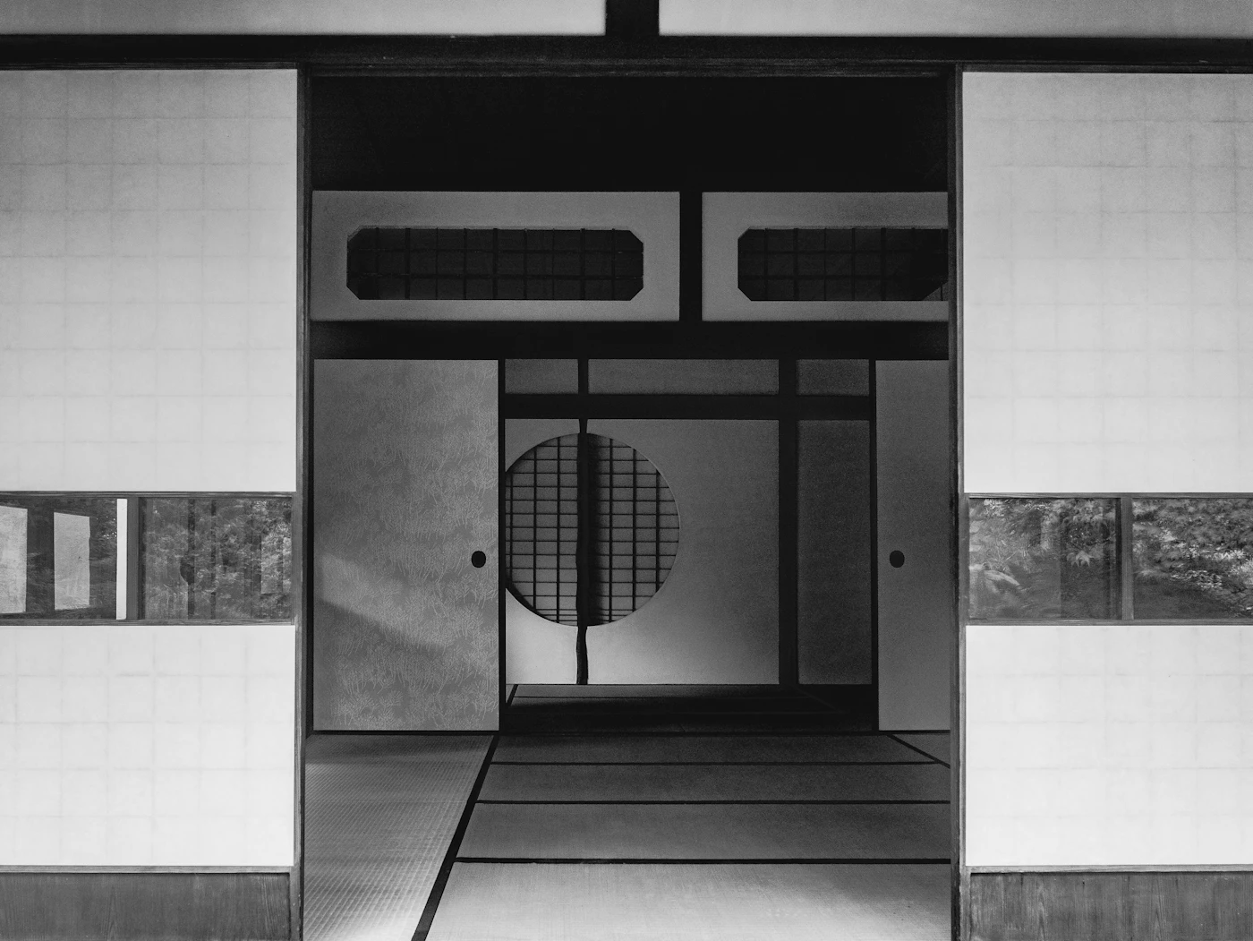 円窓のある和室